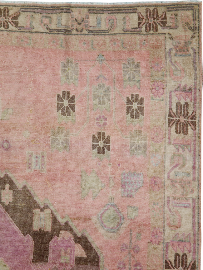 Vintage Persian Afshar Accent Rug, No.29899 - Gsblank