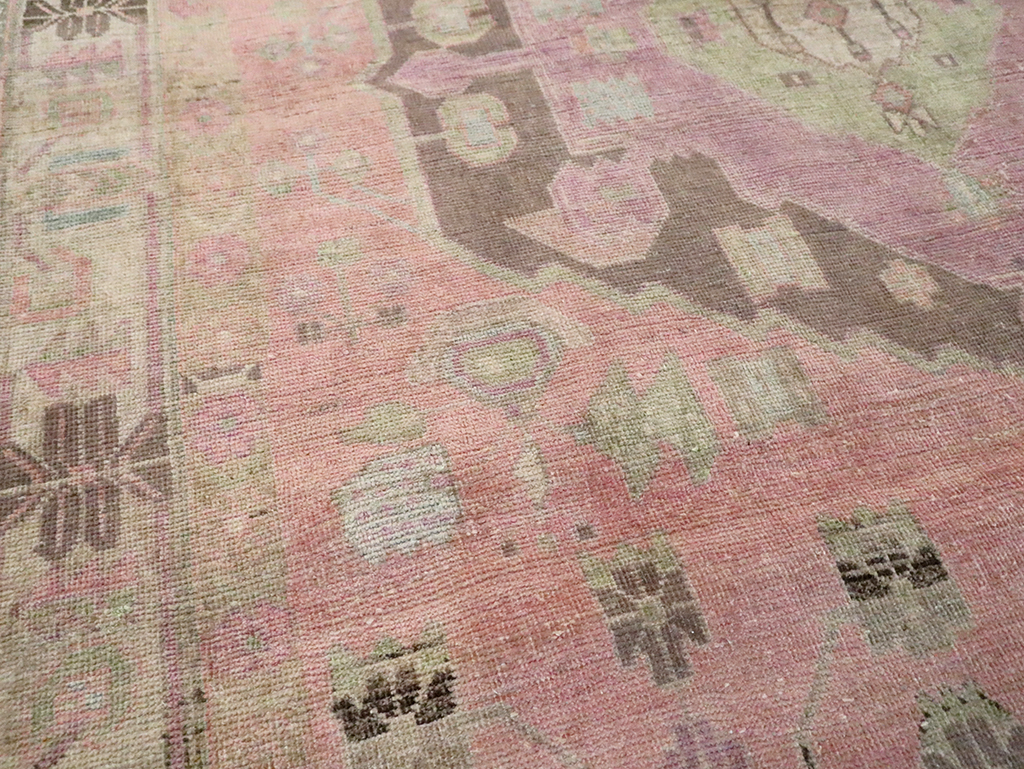 Vintage Persian Afshar Accent Rug, No.29899 - Gsblank