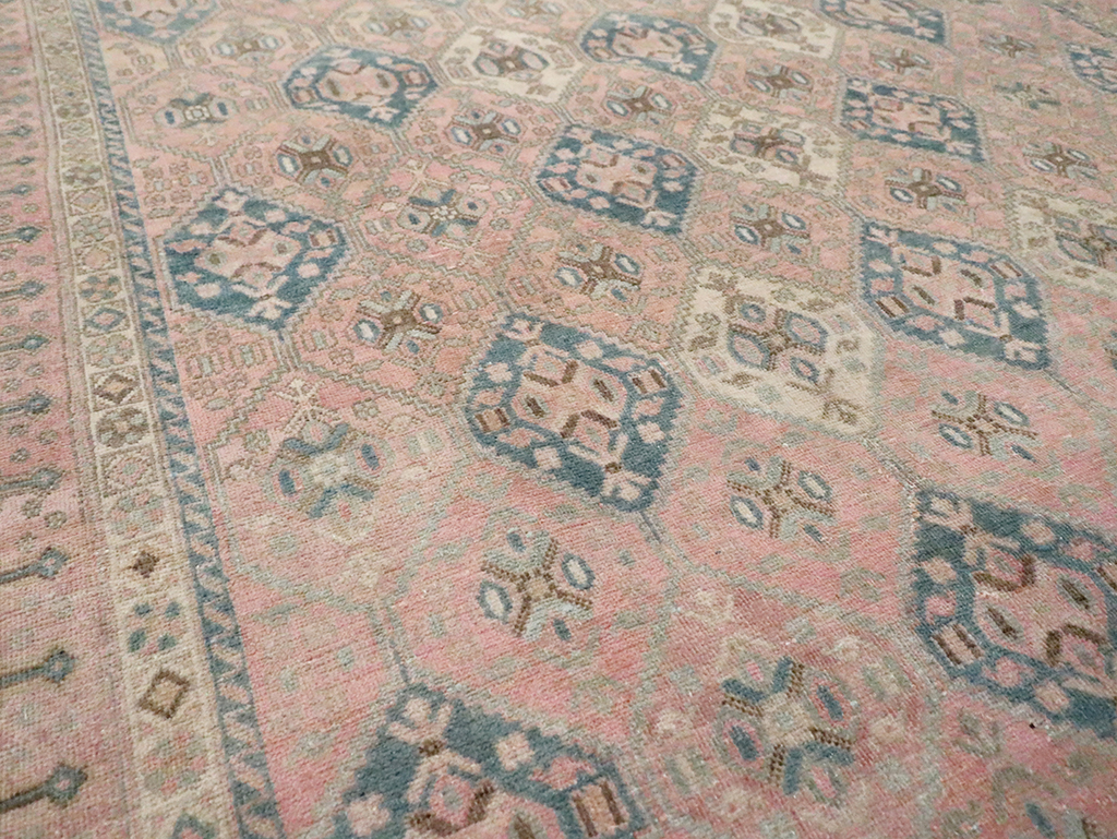 Vintage Persian Afshar Accent Rug, No.29900 - Gsblank