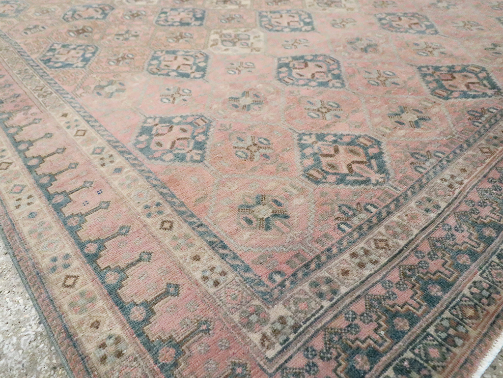 Vintage Persian Afshar Accent Rug, No.29900 - Gsblank