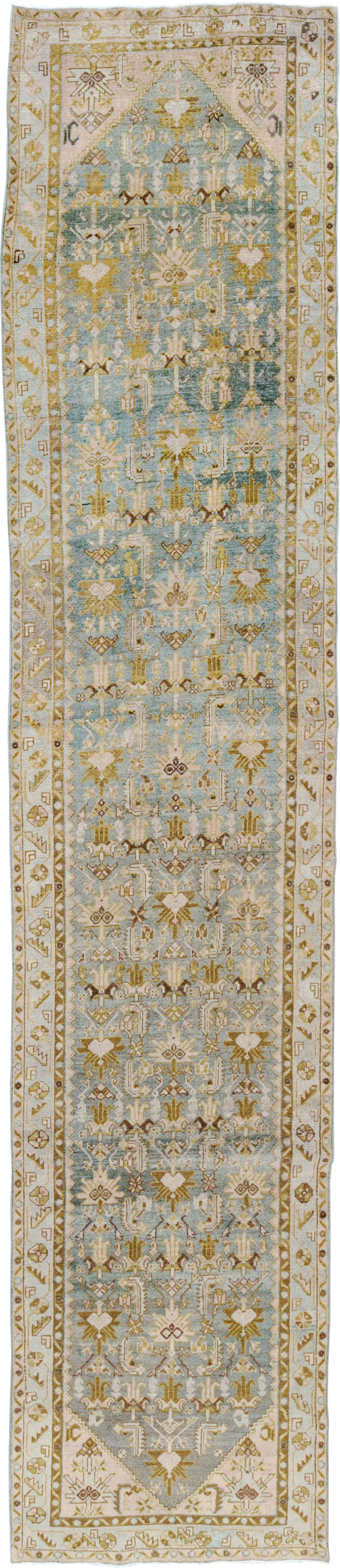 Antique Persian Malayer Long Runner, No.29901 - Gsblank