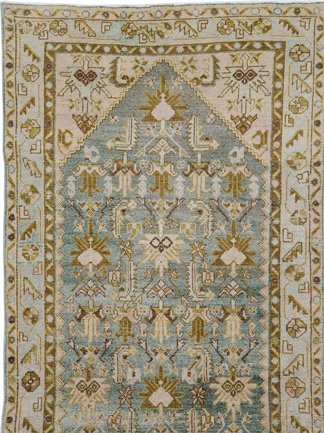 Antique Persian Malayer Long Runner, No.29901 - Gsblank