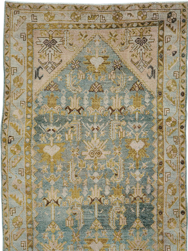 Antique Persian Malayer Long Runner, No.29901 - Gsblank