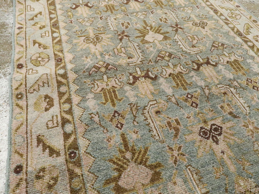 Antique Persian Malayer Long Runner, No.29901 - Gsblank