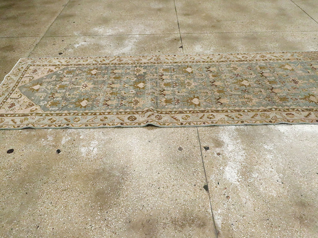 Antique Persian Malayer Long Runner, No.29901 - Gsblank