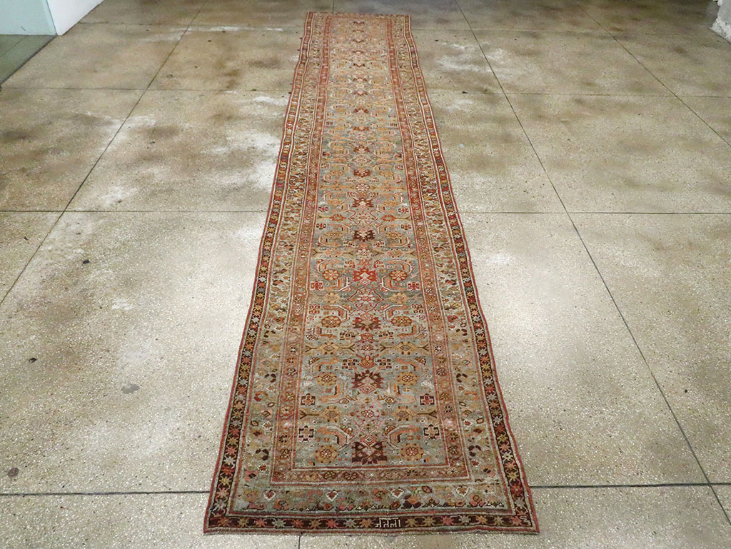 Antique Kurd Bidjar Runner, No.29902 - Gsblank