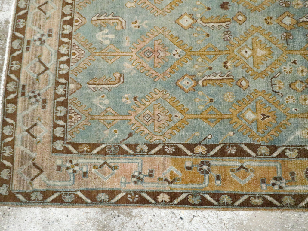 Vintage Persian Malayer Accent Rug, No.29904 - Gsblank