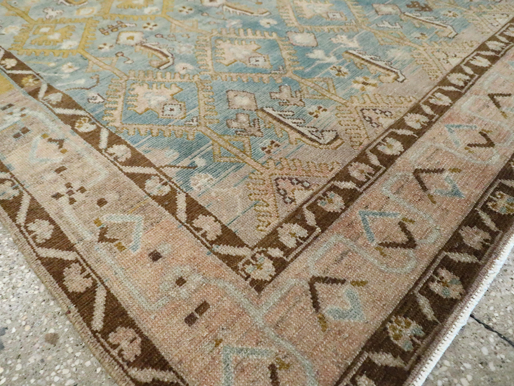 Vintage Persian Malayer Accent Rug, No.29904 - Gsblank