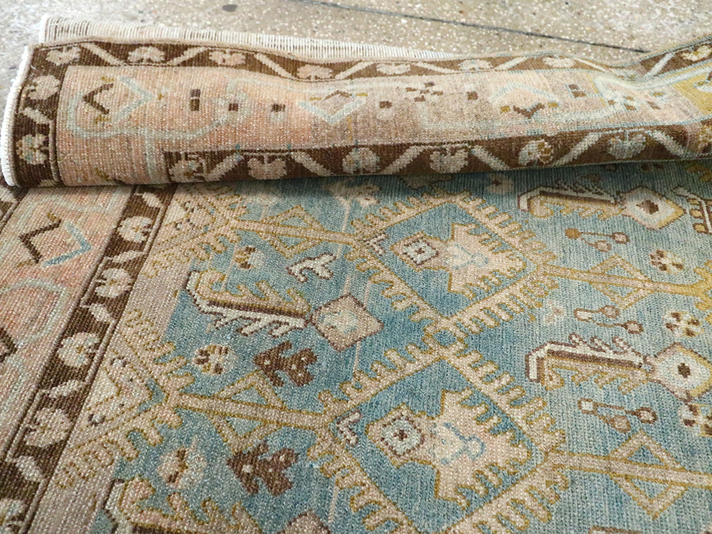 Vintage Persian Malayer Accent Rug, No.29904 - Gsblank