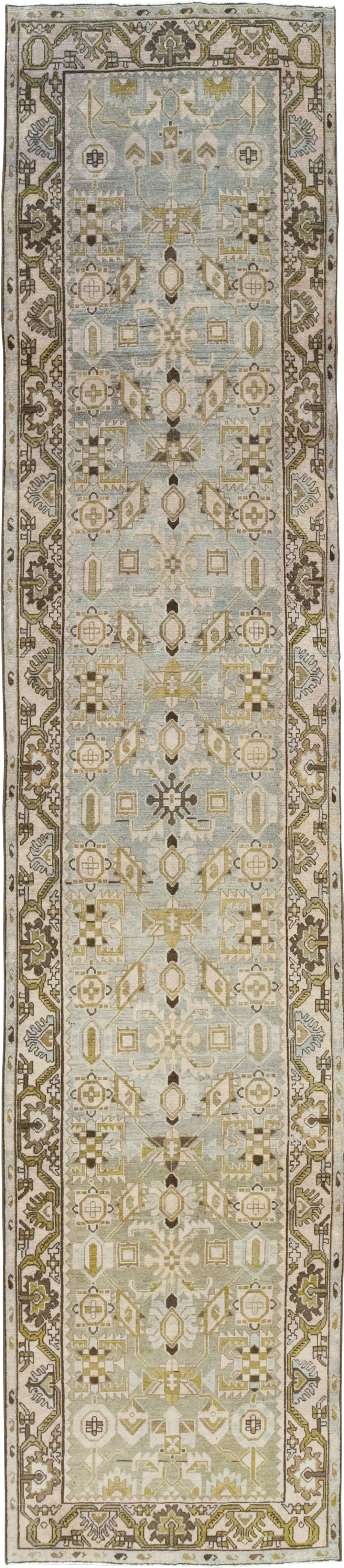 Vintage Persian Malayer Long Runner, No.29908 - Gsblank