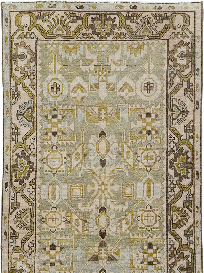 Vintage Persian Malayer Long Runner, No.29908 - Gsblank