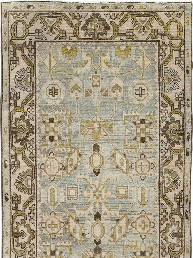 Vintage Persian Malayer Long Runner, No.29908 - Gsblank