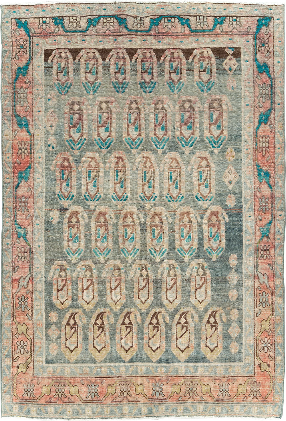Vintage Persian Malayer Rug, No.29911 - Gsblank
