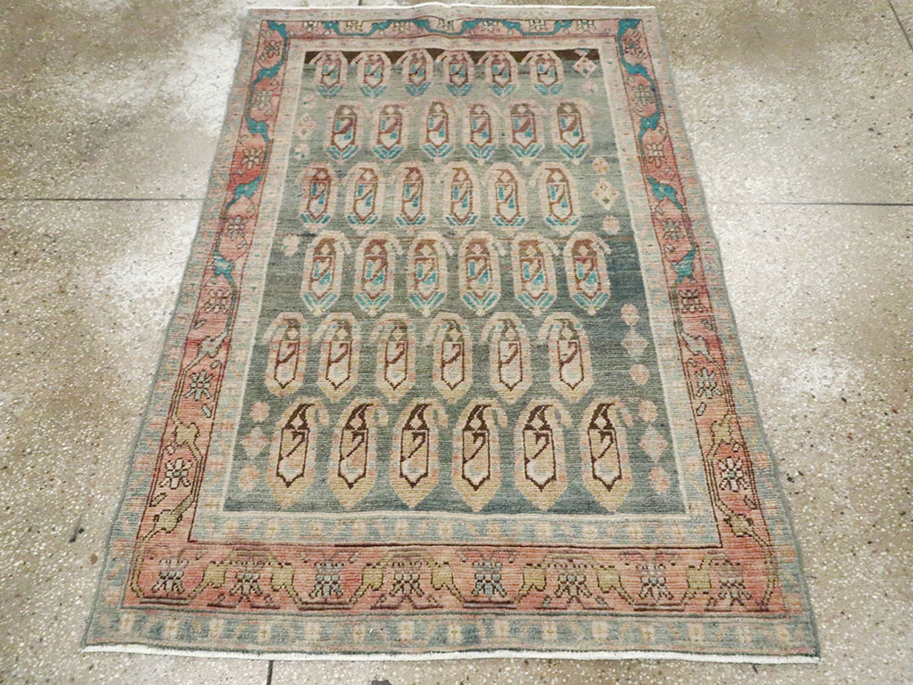 Vintage Persian Malayer Rug, No.29911 - Gsblank