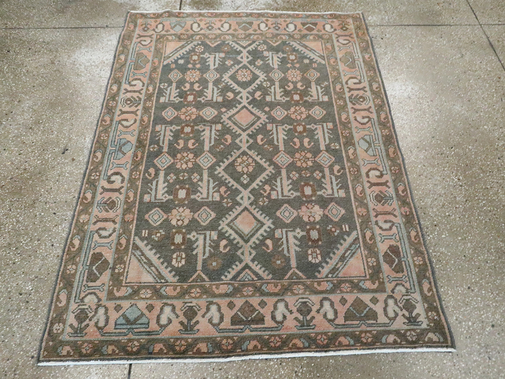 Vintage Persian Malayer Rug, No.29914 - Gsblank