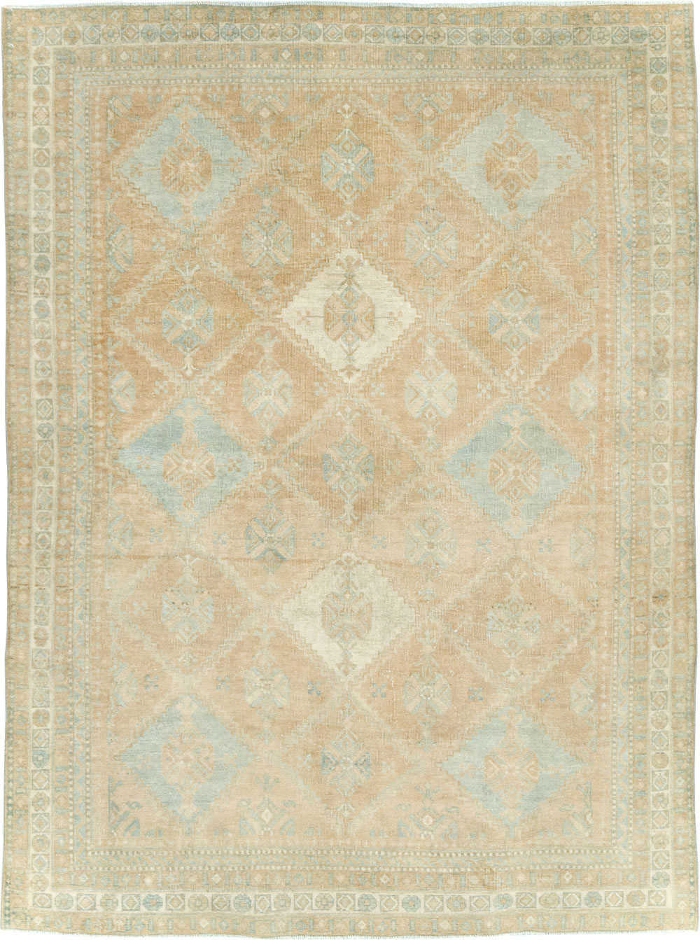 Vintage Persian Afshar Accent Rug, No.29916 - Gsblank