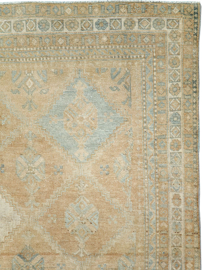 Vintage Persian Afshar Accent Rug, No.29916 - Gsblank
