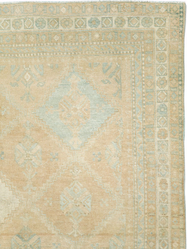 Vintage Persian Afshar Accent Rug, No.29916 - Gsblank