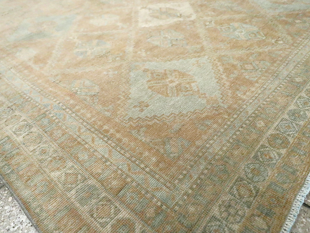 Vintage Persian Afshar Accent Rug, No.29916 - Gsblank