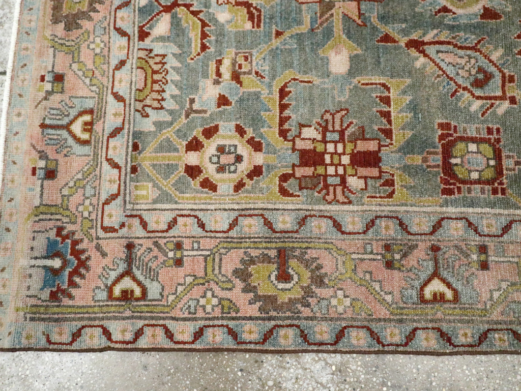 Vintage Persian Malayer Accent Rug, No.29917 - Gsblank