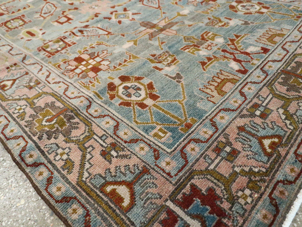 Vintage Persian Malayer Accent Rug, No.29917 - Gsblank