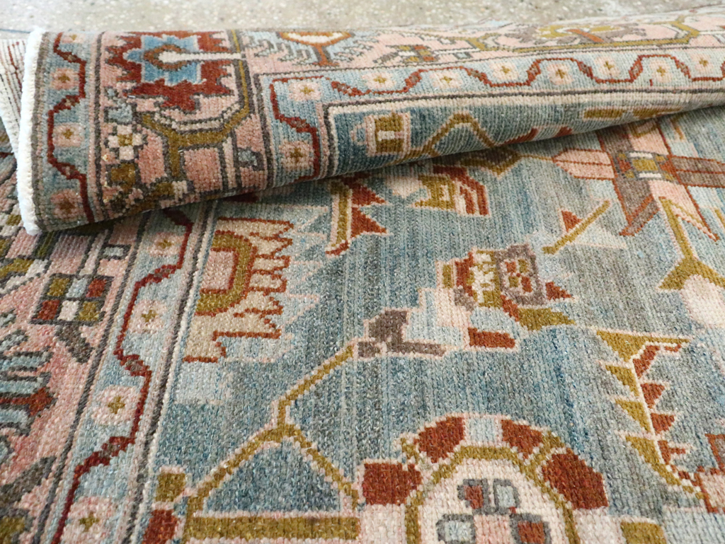 Vintage Persian Malayer Accent Rug, No.29917 - Gsblank