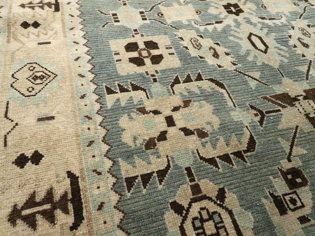 Vintage Persian Malayer Accent Rug, No.29922 - Gsblank