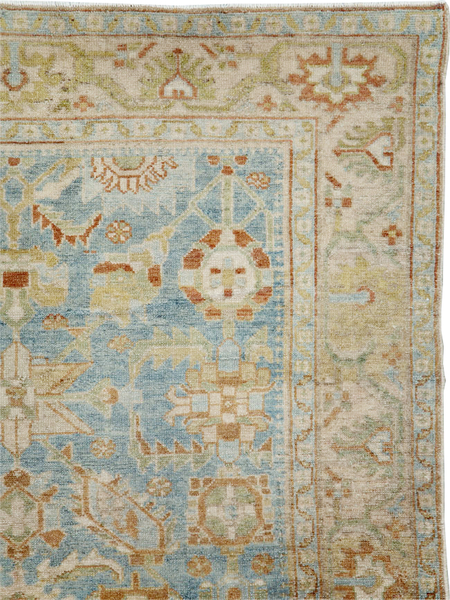 Vintage Persian Malayer Accent Rug, No.29927 - Gsblank