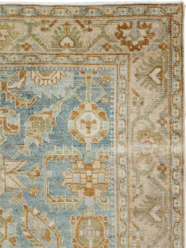 Vintage Persian Malayer Accent Rug, No.29927 - Gsblank