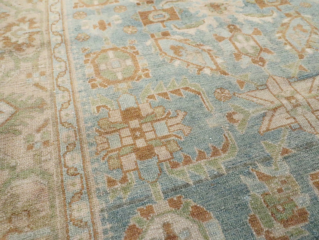 Vintage Persian Malayer Accent Rug, No.29927 - Gsblank