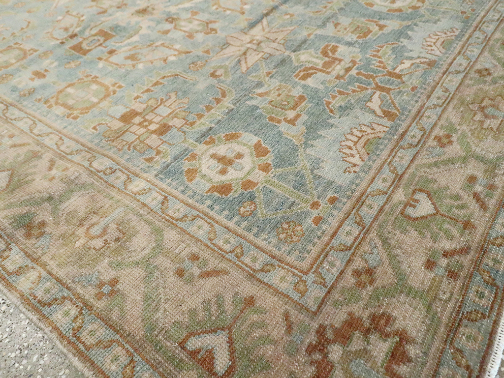 Vintage Persian Malayer Accent Rug, No.29927 - Gsblank