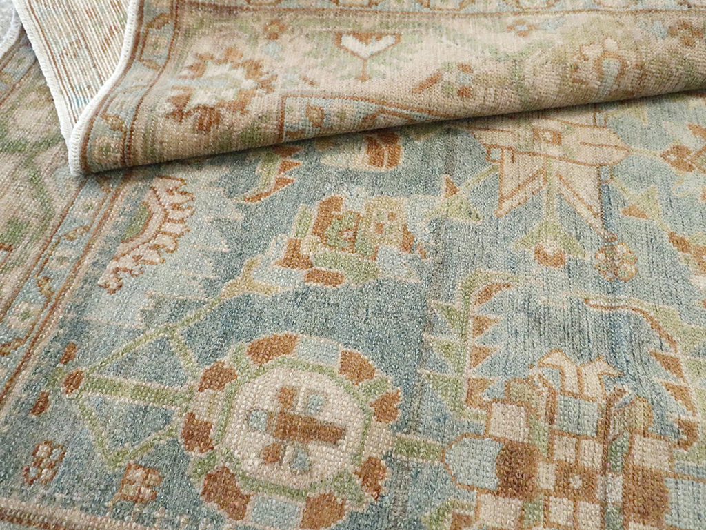 Vintage Persian Malayer Accent Rug, No.29927 - Gsblank