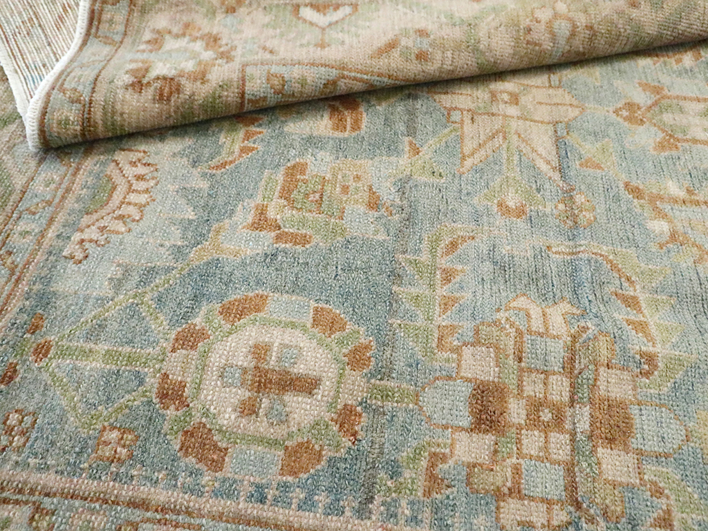 Vintage Persian Malayer Accent Rug, No.29927 - Gsblank