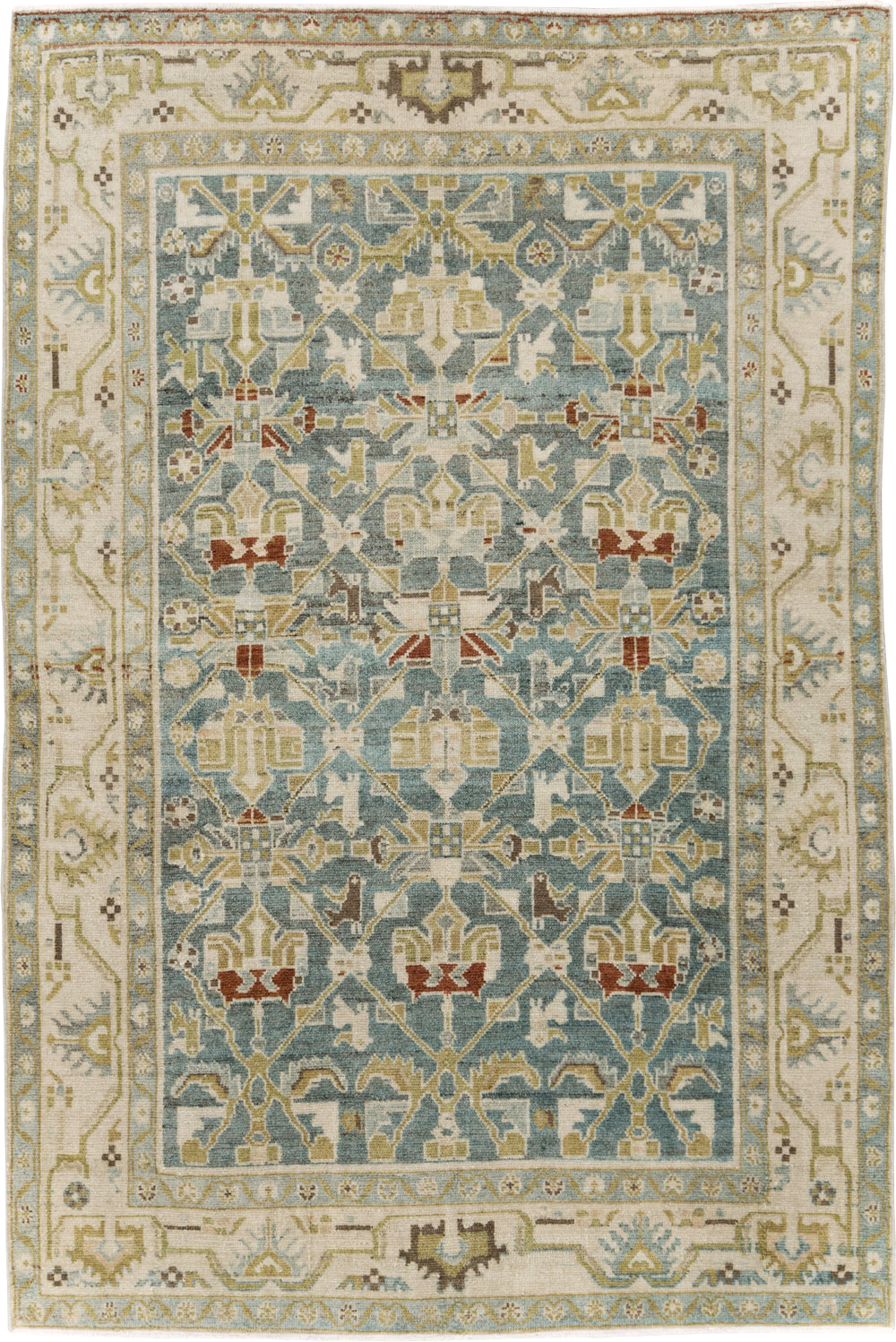 Vintage Persian Malayer Rug, No.29929 - Gsblank