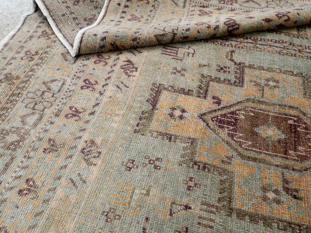 Vintage Persian Afshar Accent Rug, No.29931 - Gsblank