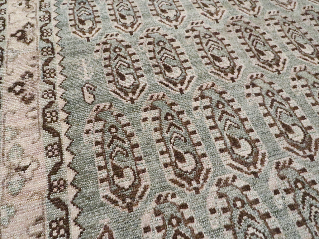 Vintage Persian Malayer Accent Rug, No.29932 - Gsblank