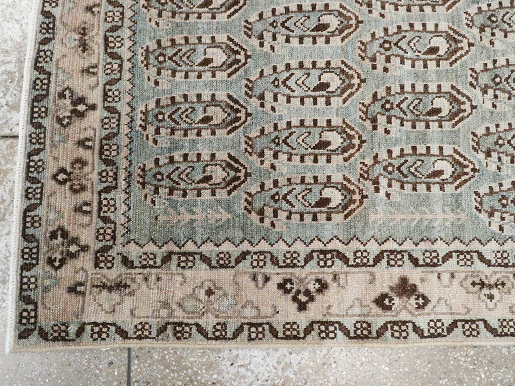 Vintage Persian Malayer Accent Rug, No.29932 - Gsblank