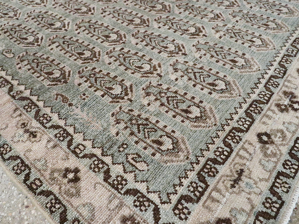 Vintage Persian Malayer Accent Rug, No.29932 - Gsblank