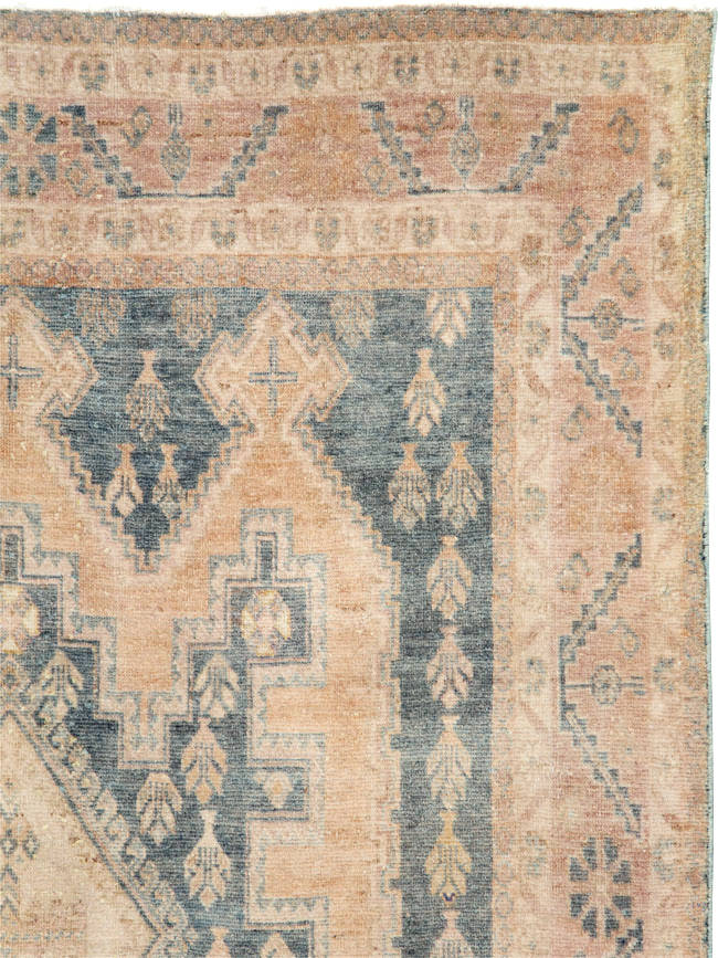 Vintage Persian Afshar Accent Rug, No.29934 - Gsblank