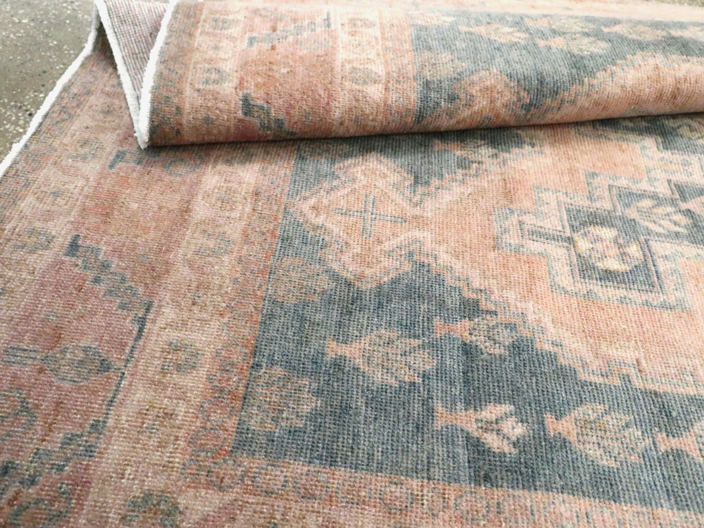 Vintage Persian Afshar Accent Rug, No.29934 - Gsblank