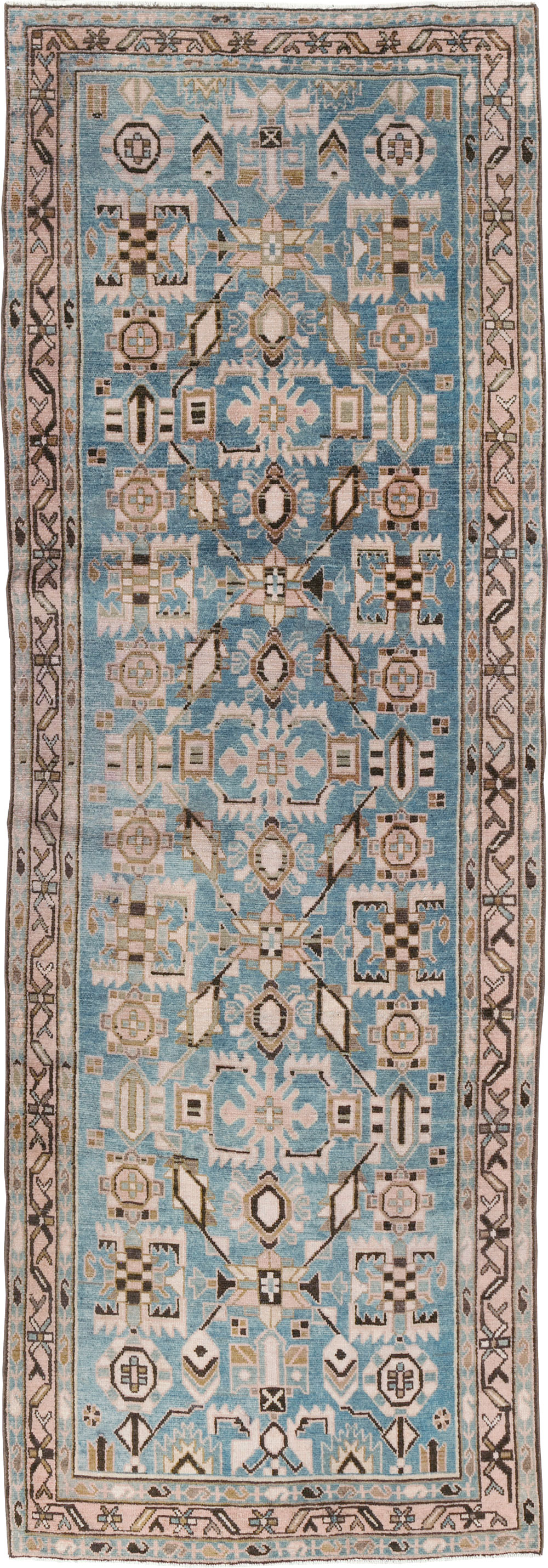 Vintage Persian Malayer Runner, No.29939 - Gsblank