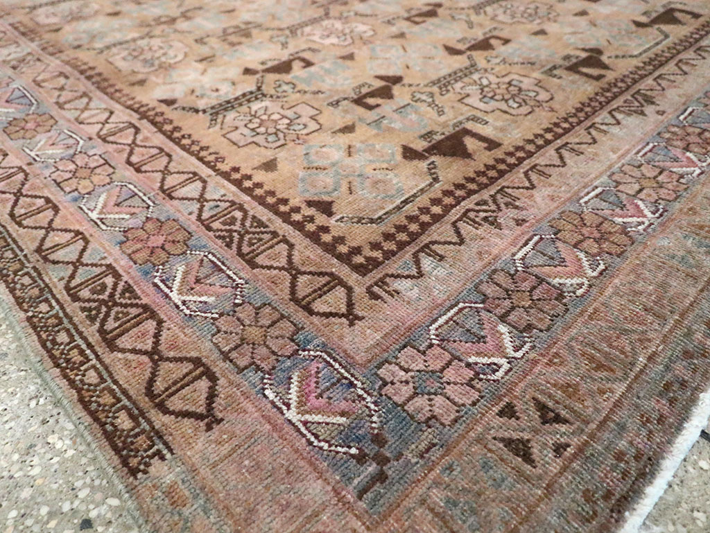 Antique Persian Afshar Accent Rug, No.29940 - Gsblank