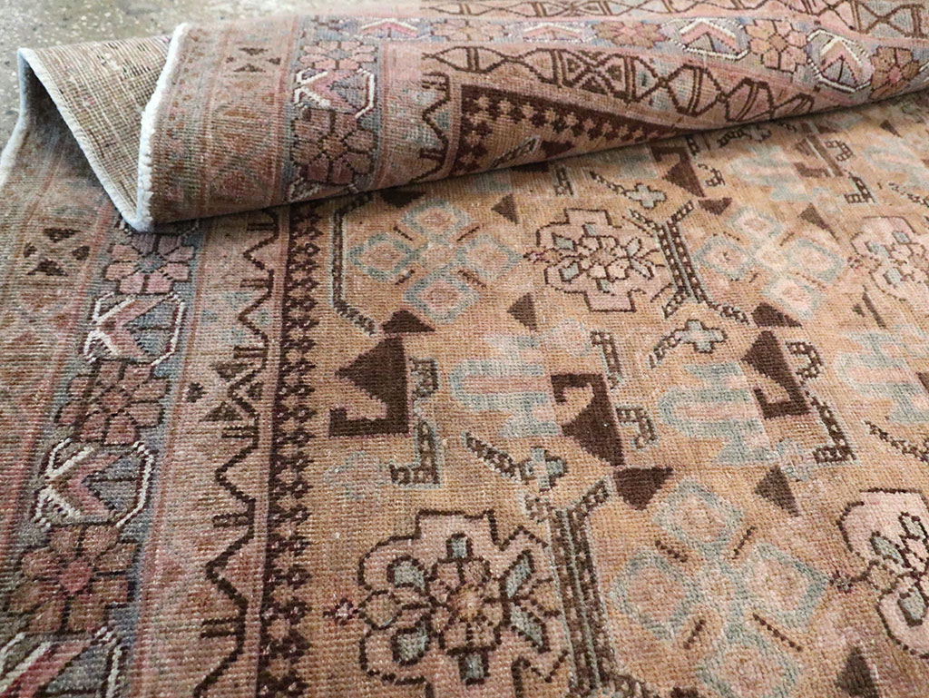 Antique Persian Afshar Accent Rug, No.29940 - Gsblank