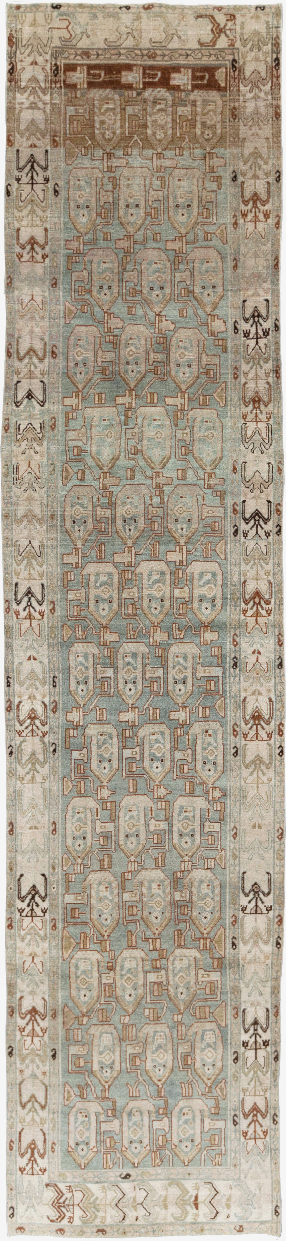 Antique Persian Malayer Runner (Pair: 2 of 2), No.29941 - Gsblank