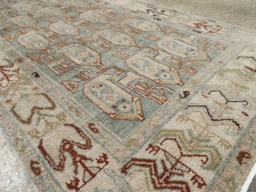 Antique Persian Malayer Runner (Pair: 2 of 2), No.29941 - Gsblank