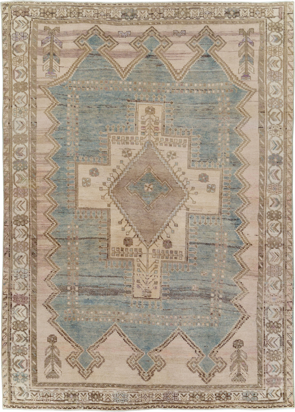Vintage Persian Afshar Rug, No.29943 - Gsblank
