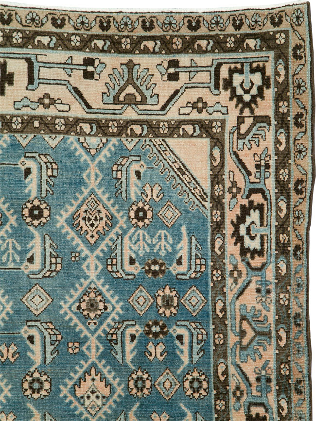 Vintage Persian Malayer Accent Rug, No.29947 - Gsblank