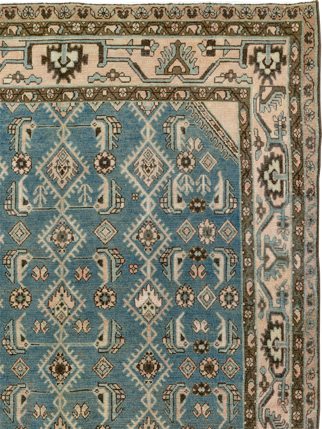 Vintage Persian Malayer Accent Rug, No.29947 - Gsblank