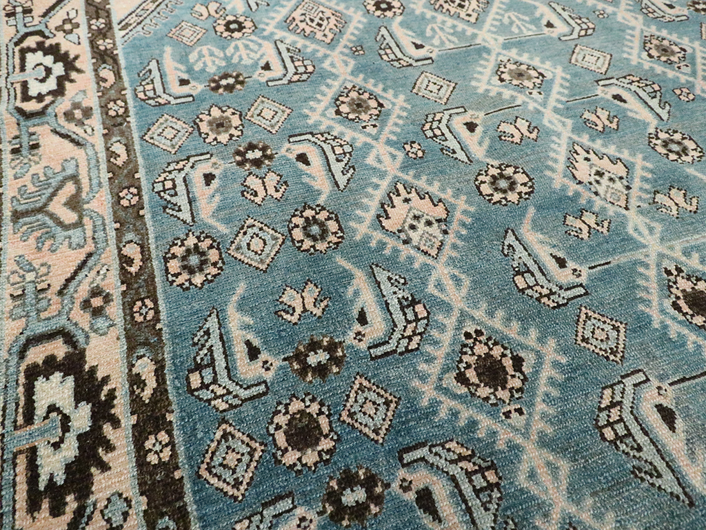 Vintage Persian Malayer Accent Rug, No.29947 - Gsblank