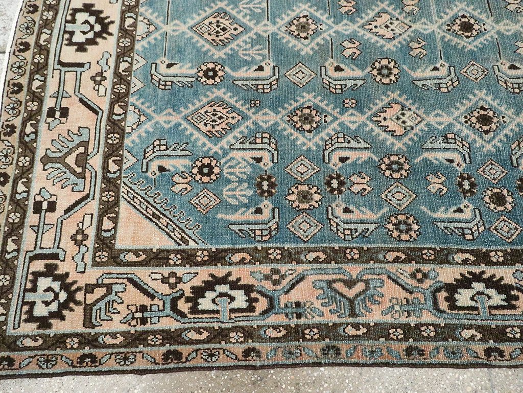 Vintage Persian Malayer Accent Rug, No.29947 - Gsblank